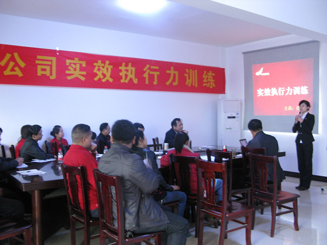 公司组织中高层管理者进行实效执行力训练