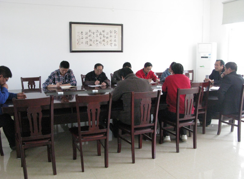 随州亿丰泵业就新产品的开发和质量问题再次召开会议