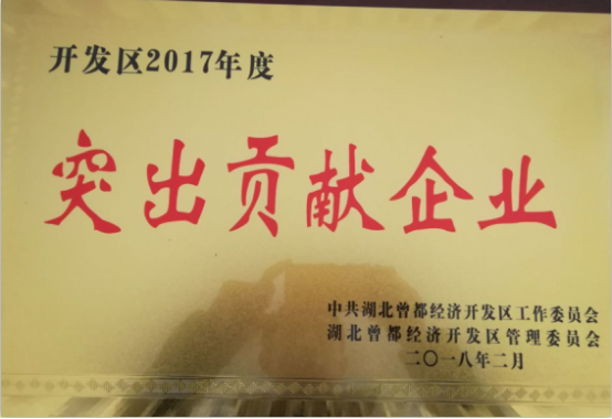随州亿丰泵业有限公司参加曾都经济 开发区2017年度工作总结暨2018工作动员会